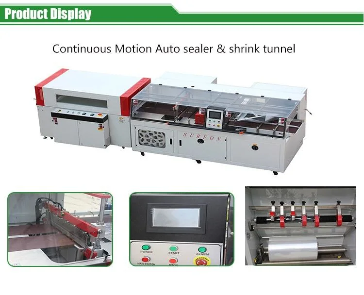 Automatic Flooring Boards Thermal Shrink Packaging Wrapping Machine for Wood