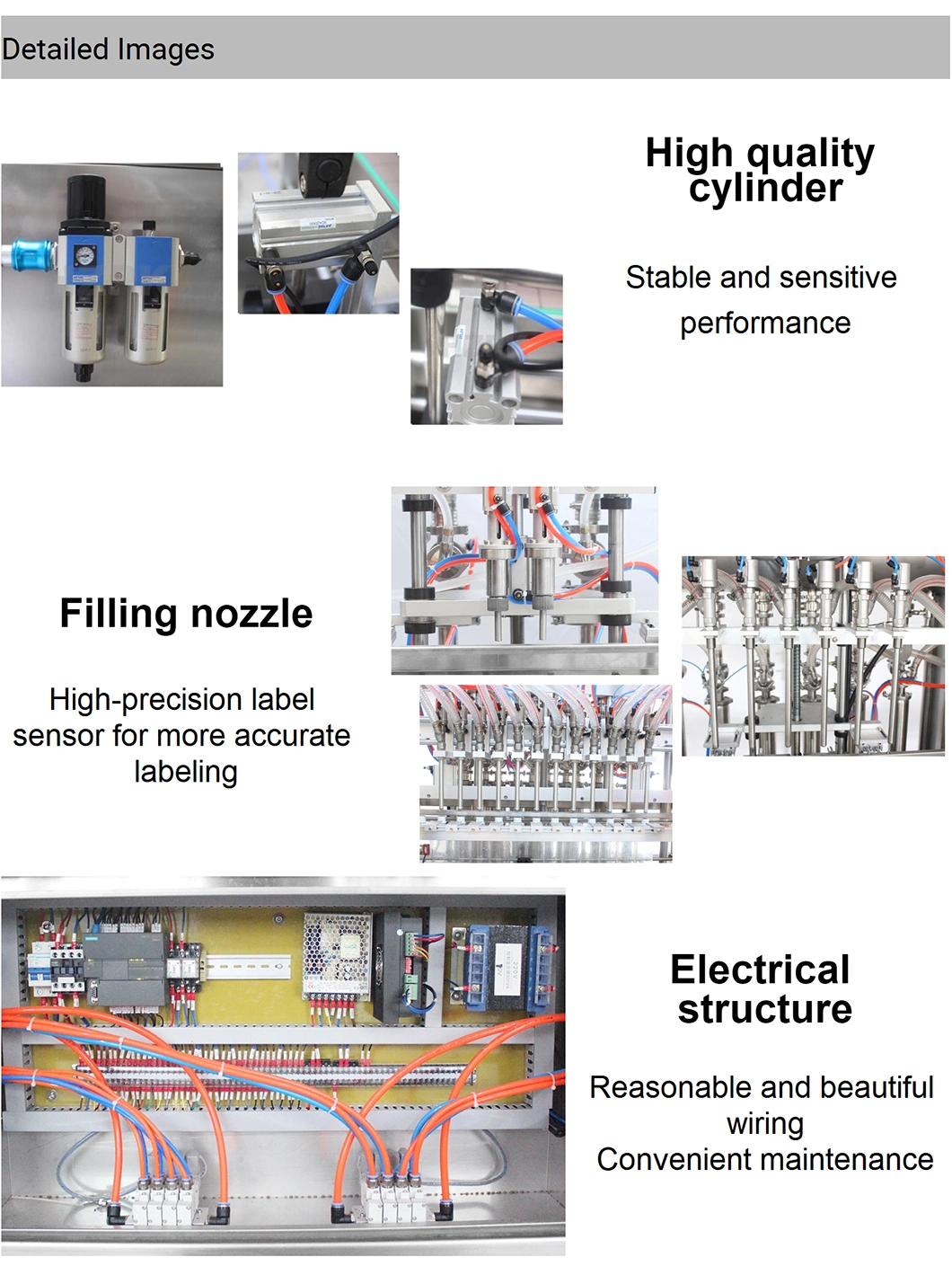 Automatic Liquid Water Bottling Paste Filling Machine