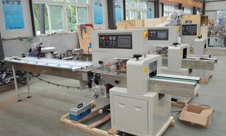 Automatic Horizontal Pillow Type Flow Food Packing Face Penuts/Biscuit/Cookie/Bread Full Servo Automatic Flow Muti-Function Wrap/Hffs /Packaging Machine