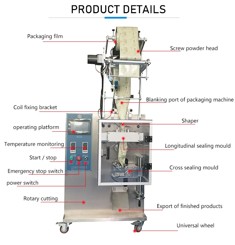 Automatic High Speed Milk Powder Small Pouch Packing Machine