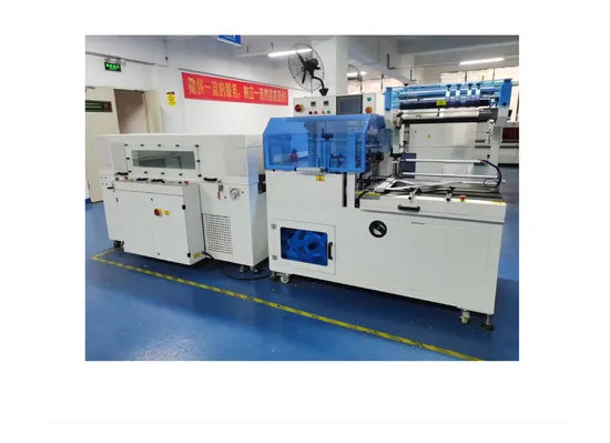 Automatic POF/PE Film L Type Shrink Tunnel Heat Shrink Shrinking Packing Packaging Wrapping Machine