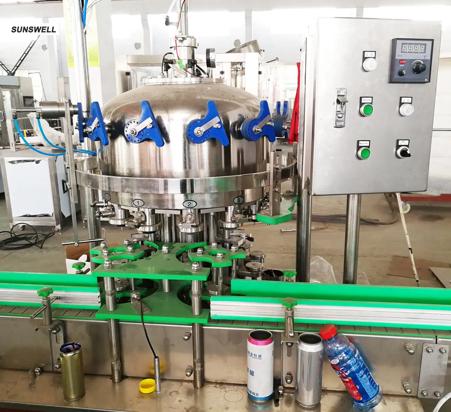 Cerradora de latas independiente de venta caliente Sunswell
